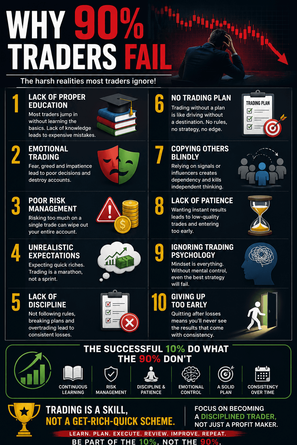 Featured image for blog post: Why 90% of Traders Fail in the Financial Markets
